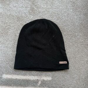 Women’s Black Coal Beanie Hat